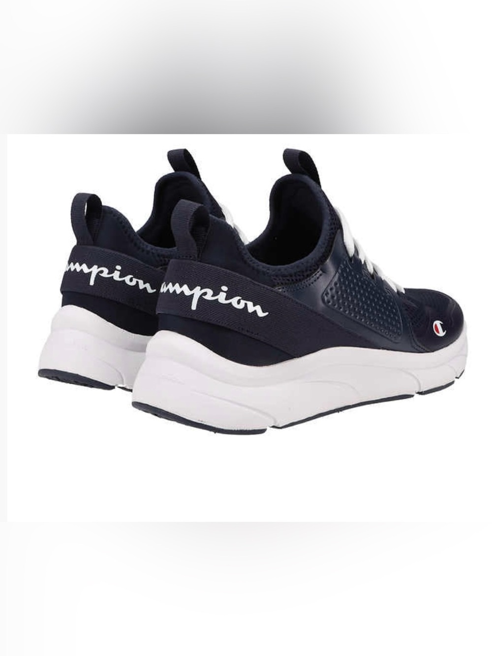 Champion Women Black Canvas Low-Top Sneakers Size 8 - Picture 2 of 8